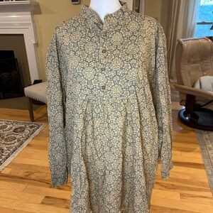 NWT Jaded Gypsy Floral Long Sleeve Boho Hi-Lo Dress